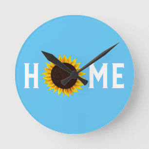 Sunflower Home Ronde Klok