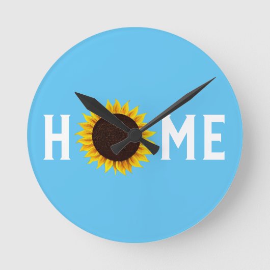 Sunflower Home Ronde Klok (Voorkant)