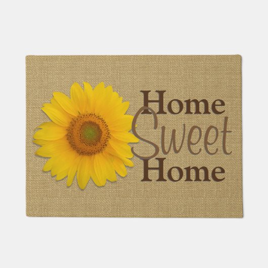 Sunflower Home Sweet Home Deurmat (Voorkant)