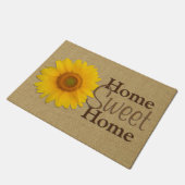 Sunflower Home Sweet Home Deurmat (Schuin)