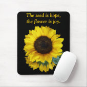 Sunflower Hope & Joy Mousepad Muismat (Met muis)