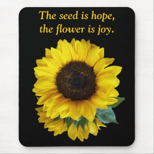 Sunflower Hope & Joy Mousepad Muismat