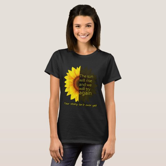 Sunflower Hope  T-shirt (Voorkant volledig)
