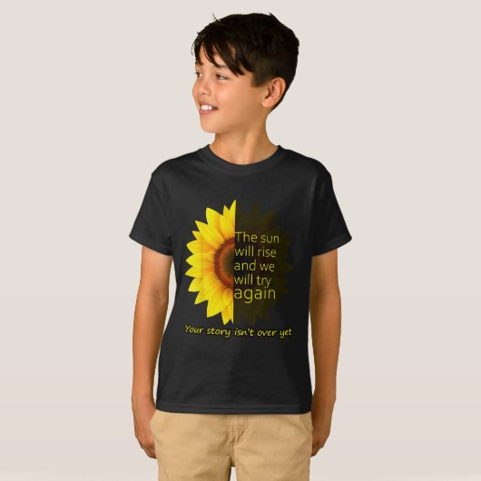 Sunflower Hope  T-shirt (Voorkant volledig)