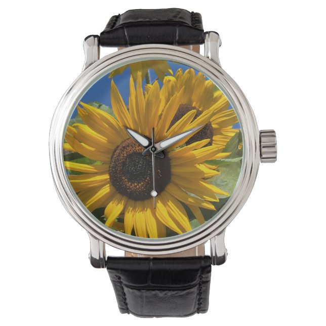 Sunflower Horloge (Voorkant)