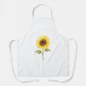 Sunflower Illustration — Bright Botanical Art Schort (Voorkant)