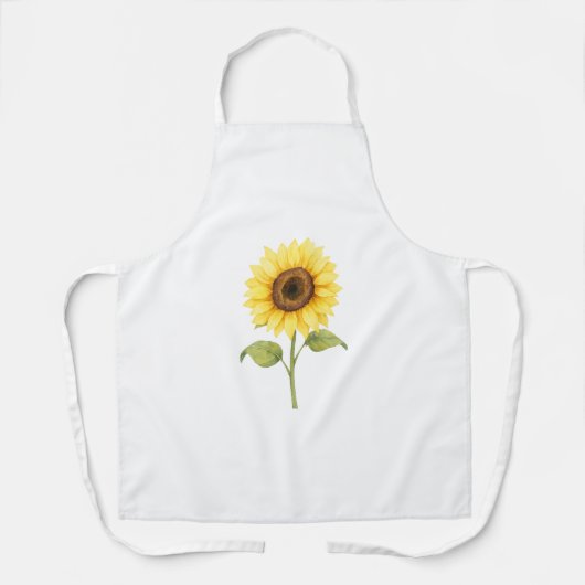 Sunflower Illustration — Bright Botanical Art Schort (Voorkant)