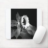 sunflower in black and white muismat (Met muis)