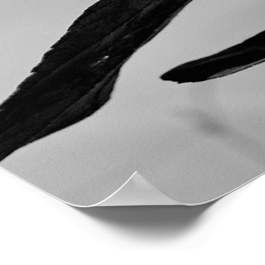 Sunflower in Black & White Poster (Hoek)