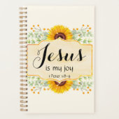 Sunflower Jesus is my Joy Planner (Voorkant)