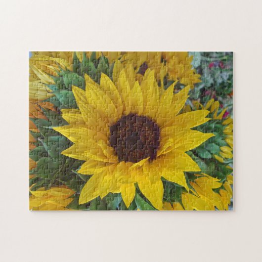 Sunflower Jigzaag Puzzle Legpuzzel (Horizontaal)