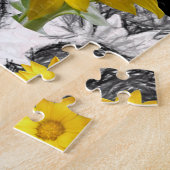Sunflower Jigzaag Puzzle Legpuzzel (Zijkant)