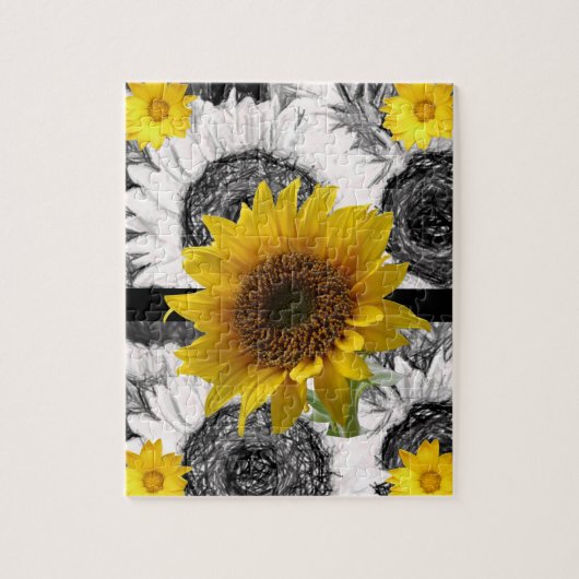Sunflower Jigzaag Puzzle Legpuzzel (Verticaal)