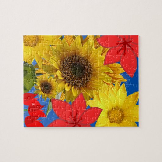 Sunflower Jigzaag Puzzle Legpuzzel (Horizontaal)