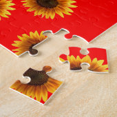 Sunflower Jigzaag Puzzle Legpuzzel (Zijkant)