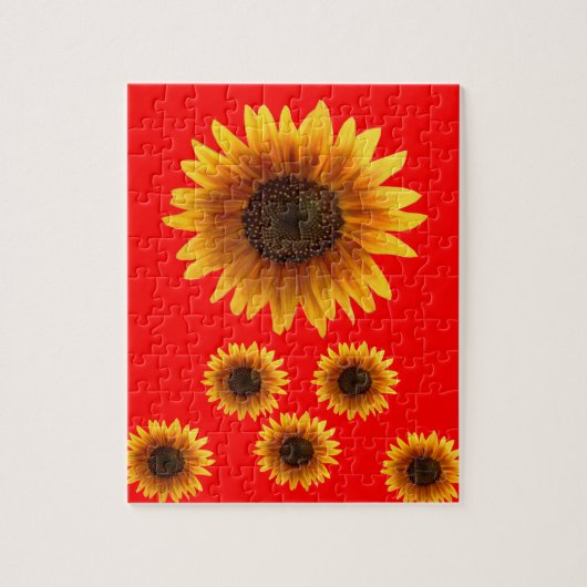 Sunflower Jigzaag Puzzle Legpuzzel (Verticaal)