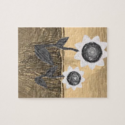 Sunflower Jigzaag Puzzle Legpuzzel (Horizontaal)