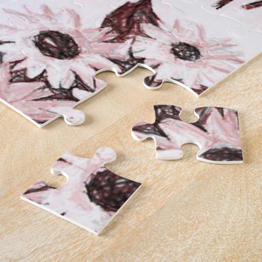 Sunflower Jigzaag Puzzle Legpuzzel (Zijkant)