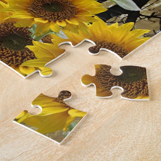 Sunflower Jigzaag Puzzle Legpuzzel (Zijkant)