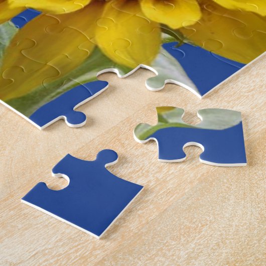 Sunflower Jigzaag Puzzle Legpuzzel (Zijkant)