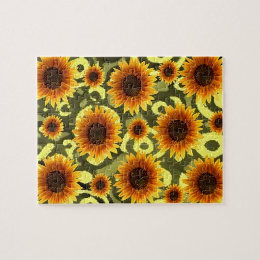 Sunflower Jigzaag Puzzle Legpuzzel (Horizontaal)
