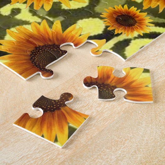 Sunflower Jigzaag Puzzle Legpuzzel (Zijkant)