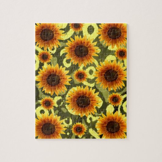 Sunflower Jigzaag Puzzle Legpuzzel (Verticaal)