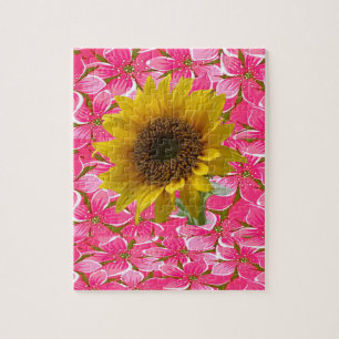 Sunflower Jigzaag Puzzle Legpuzzel
