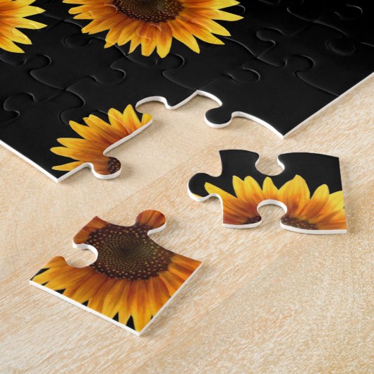 Sunflower Jigzaag Puzzle Legpuzzel (Zijkant)