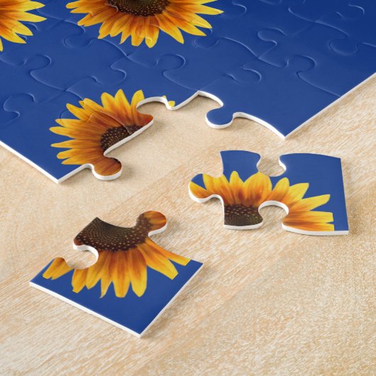 Sunflower Jigzaag Puzzle Legpuzzel (Zijkant)