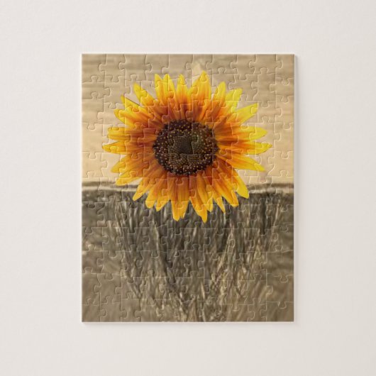 Sunflower Jigzaag Puzzle Legpuzzel (Verticaal)