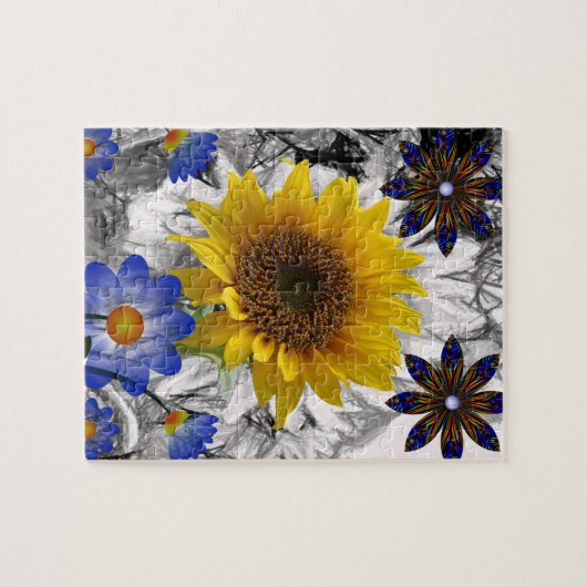 Sunflower Jigzaag Puzzle Legpuzzel (Horizontaal)
