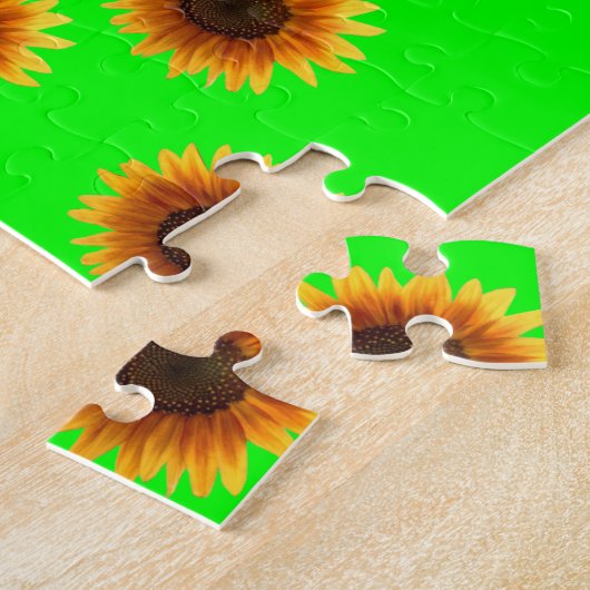 Sunflower Jigzaag Puzzle Legpuzzel (Zijkant)