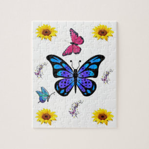 Sunflower Jigzaag Puzzle Legpuzzel