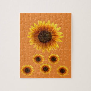 Sunflower Jigzaag Puzzle Legpuzzel