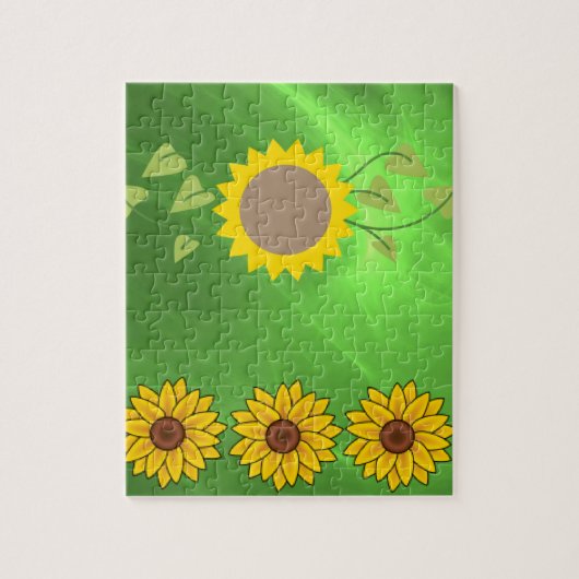 Sunflower Jigzaag Puzzle Legpuzzel (Verticaal)