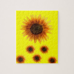 Sunflower Jigzaag Puzzle Legpuzzel