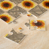 Sunflower Jigzaag Puzzle Legpuzzel (Zijkant)