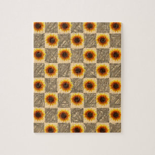 Sunflower Jigzaag Puzzle Legpuzzel