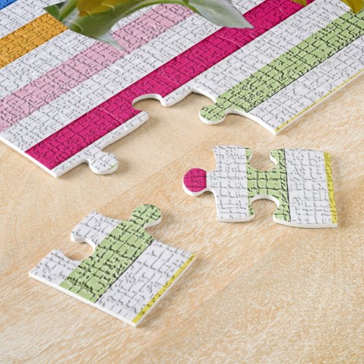 Sunflower Jigzaag Puzzle Legpuzzel (Zijkant)