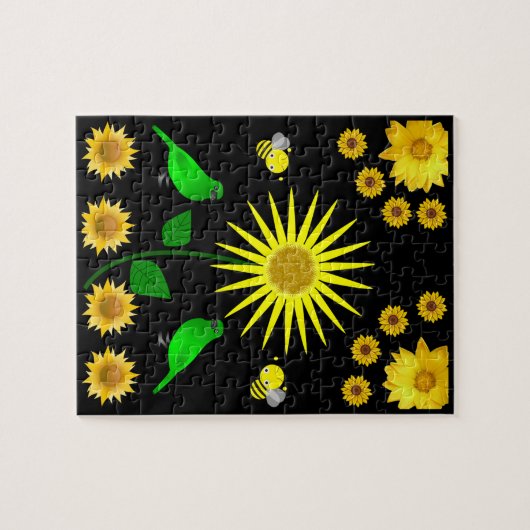 Sunflower Jigzaag Puzzle Legpuzzel (Horizontaal)