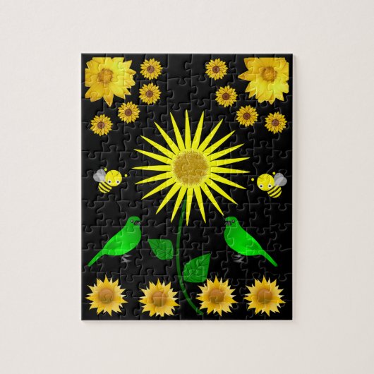 Sunflower Jigzaag Puzzle Legpuzzel (Verticaal)
