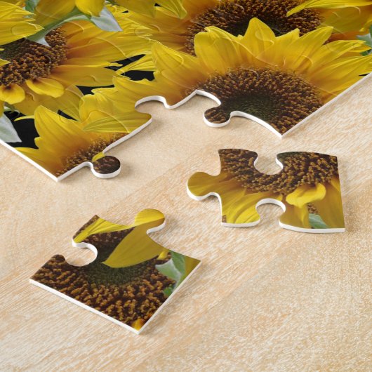 Sunflower Jigzaag Puzzle Legpuzzel (Zijkant)
