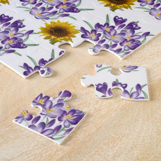 Sunflower Jigzaag Puzzle Legpuzzel (Zijkant)