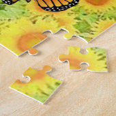 Sunflower Jigzaag Puzzle Legpuzzel (Zijkant)