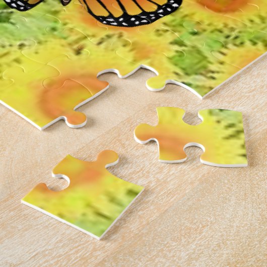 Sunflower Jigzaag Puzzle Legpuzzel (Zijkant)