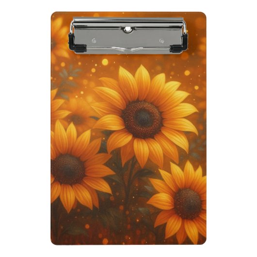 Sunflower Journal Mini Klembord (Voorkant)