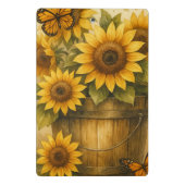 Sunflower Journal Mini Klembord (Achterkant)