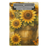 Sunflower Journal Mini Klembord (Voorkant)