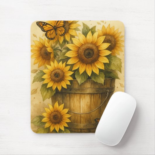 Sunflower Journal Muismat (Met muis)